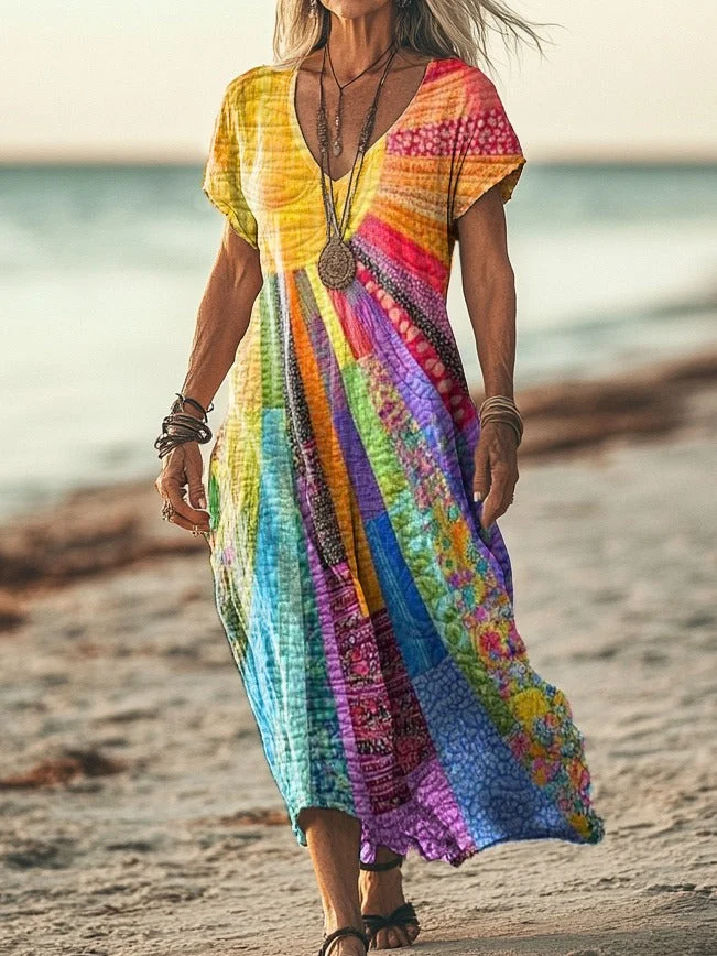 Sun Design Dress - greatdealsin