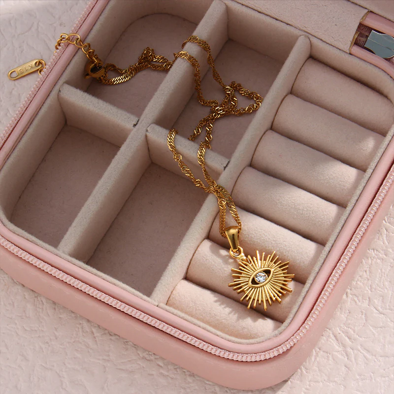 Devil's Eye Diamond Necklace - greatdealsin