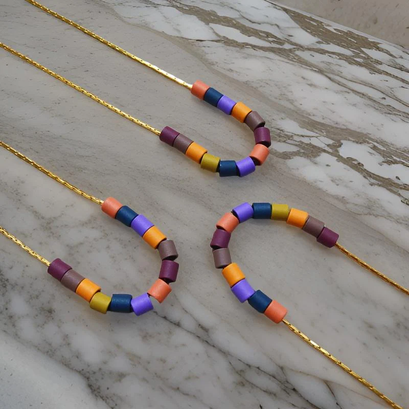 Rainbow Beaded Necklace - greatdealsin