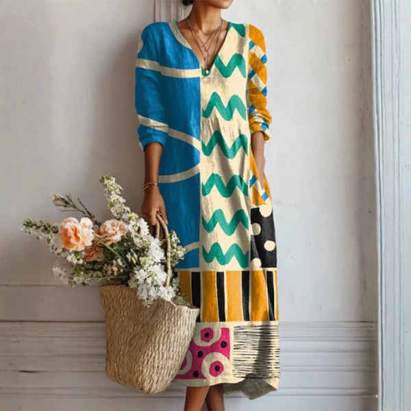 Easygoing Dress Botanical Bloom - greatdealsin