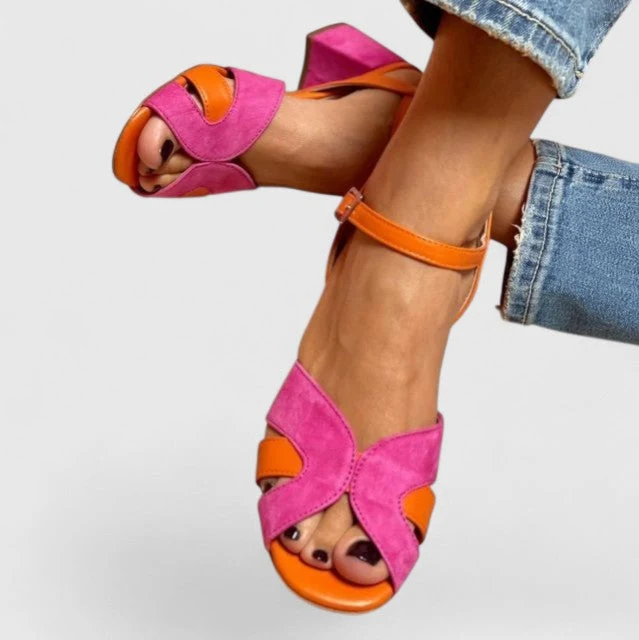 Vibrant Hues Orthopaedic Heels - greatdealsin