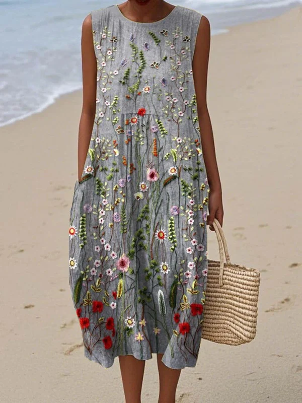 Wildflower Midi Dress - greatdealsin