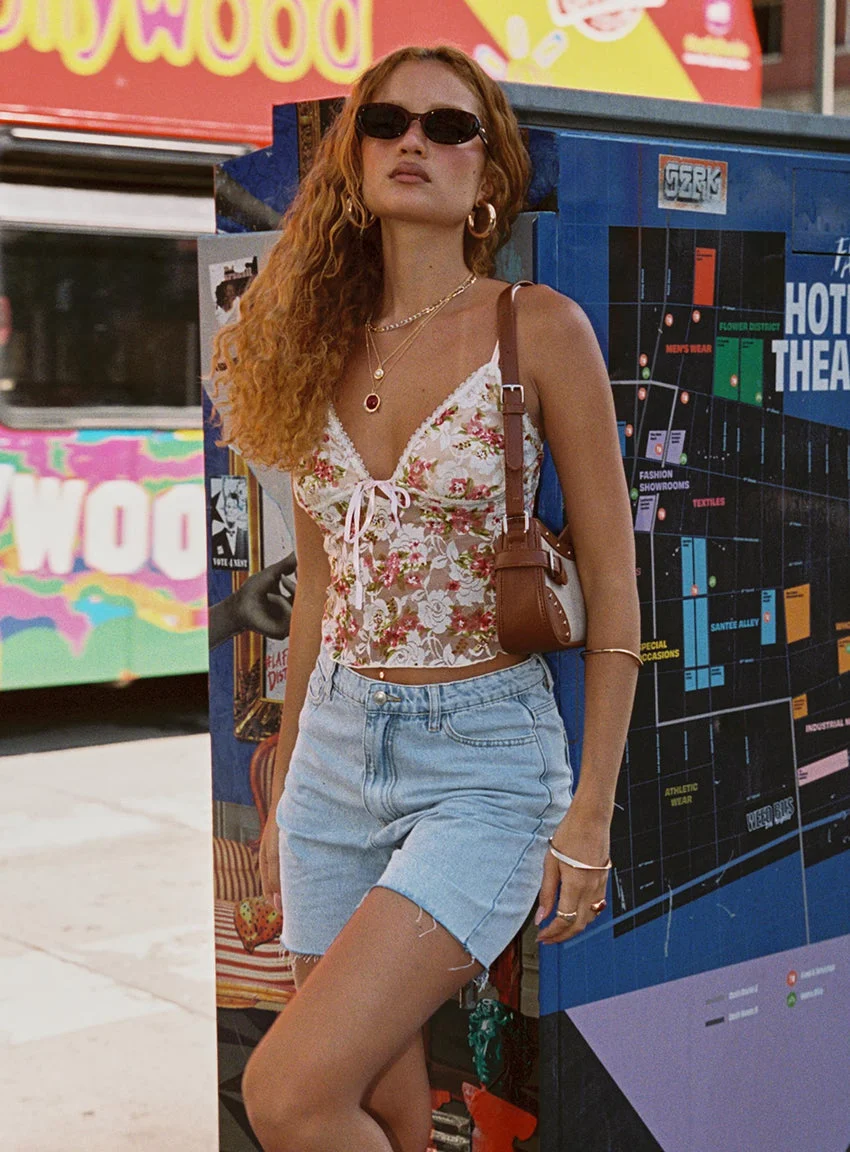Shorts Light Wash Denim - greatdealsin