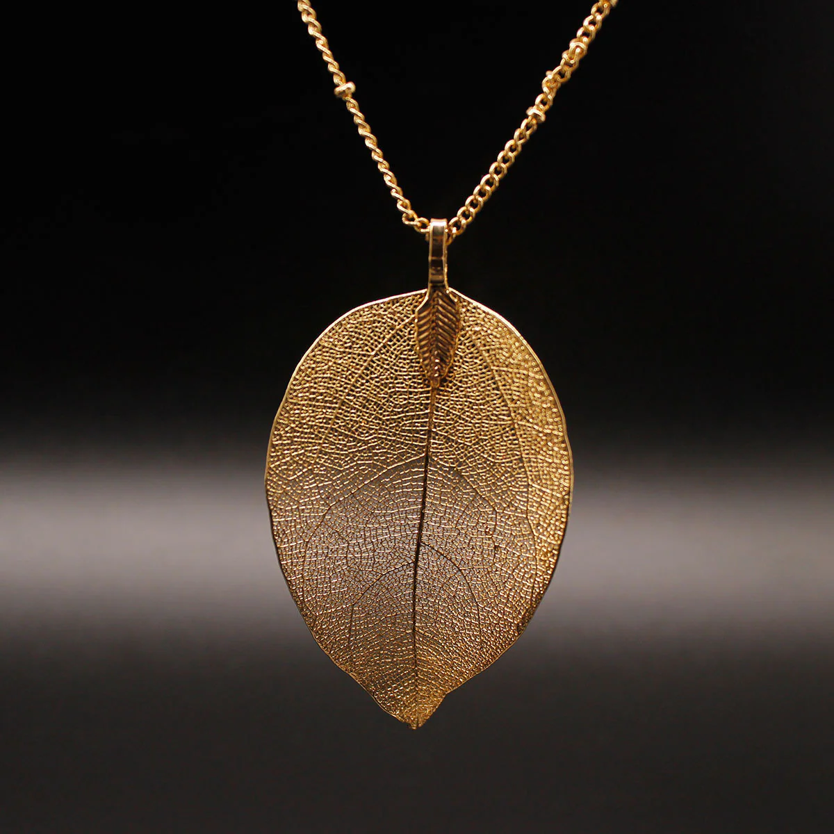Hollow Leaf Alloy Necklace - greatdealsin