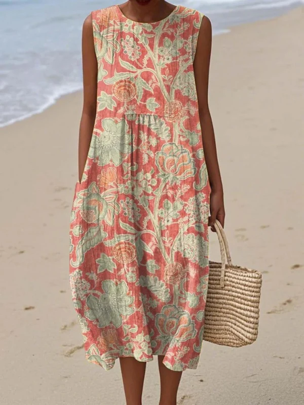 Floral Midi Dress - greatdealsin