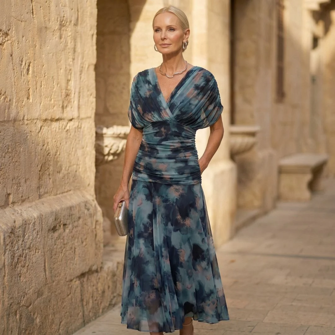 Elegant Blue Dress - greatdealsin
