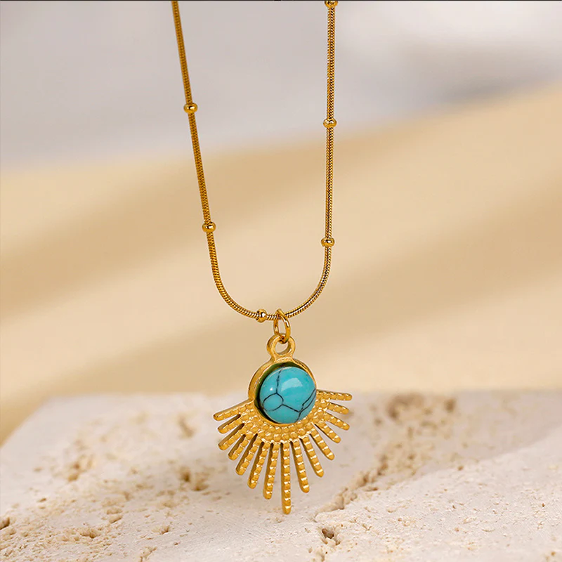 Geometric Embellished Fashion Necklace - greatdealsin