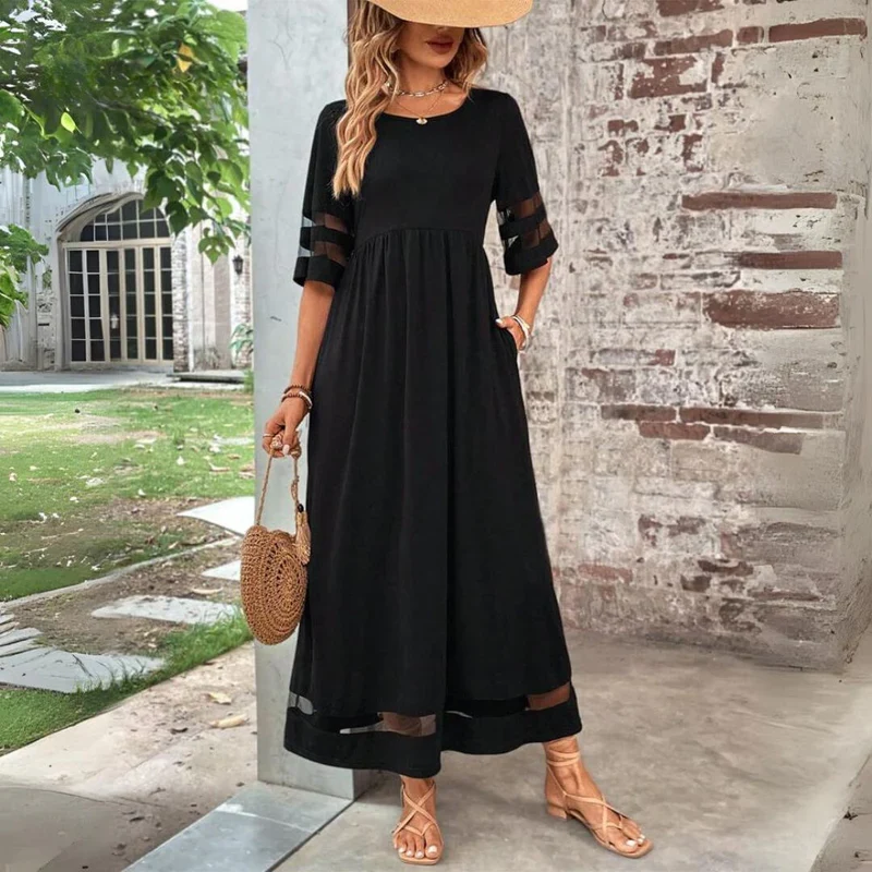 Flattering Tummy-Smoothing Midi Dress - greatdealsin