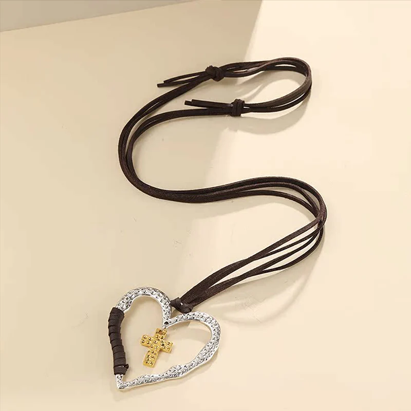Vintage Love Leather Necklace - greatdealsin