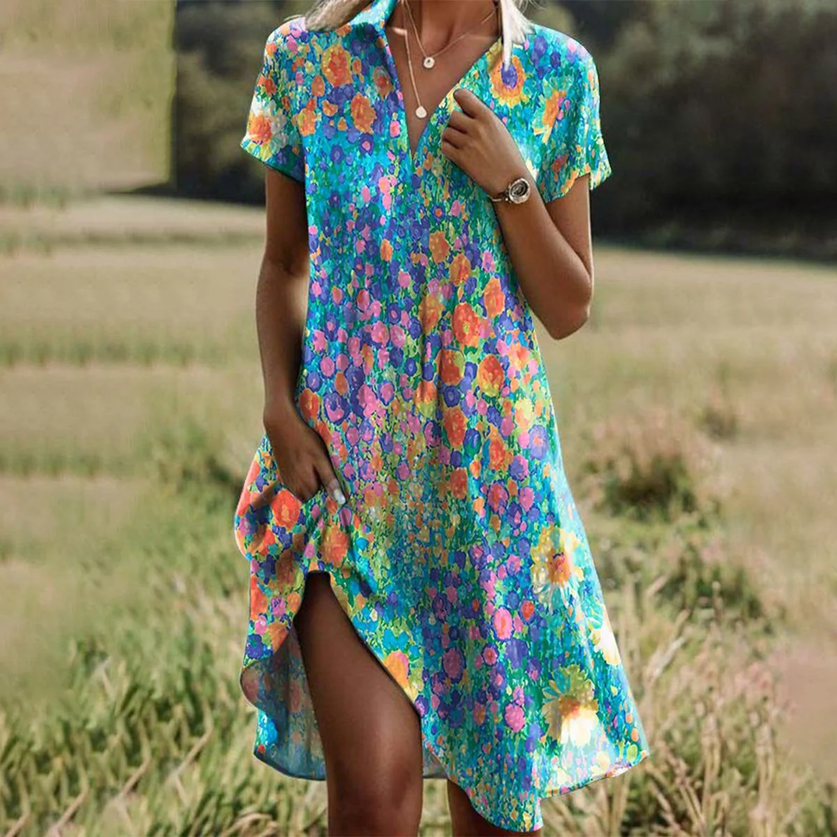 Summer Midi Dress - greatdealsin