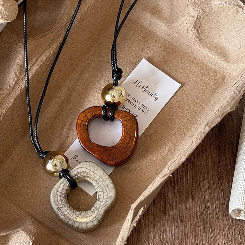 Vintage Geometric Necklace - greatdealsin
