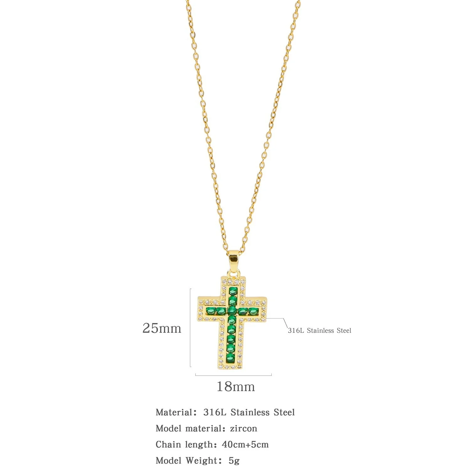 Charm Religious Cross Pendant Necklace - greatdealsin
