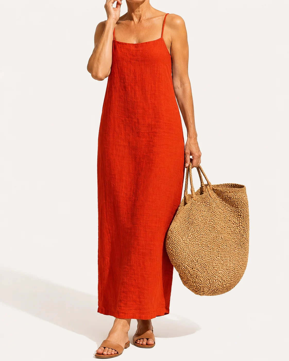 Breezy Linen Maxi Dress - greatdealsin