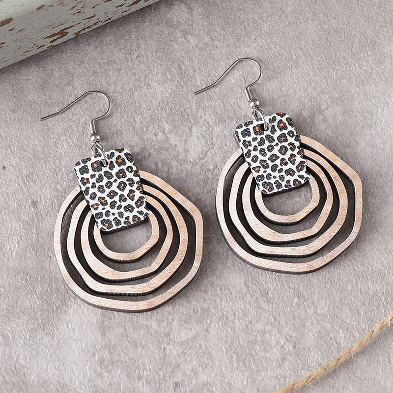 Wooden Hoop Earrings - greatdealsin