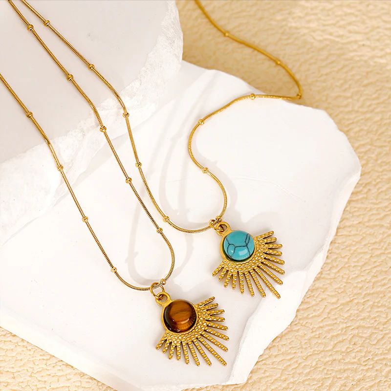 Geometric Embellished Fashion Necklace - greatdealsin