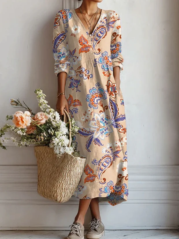 Colorful Everyday Comfort Dress - greatdealsin