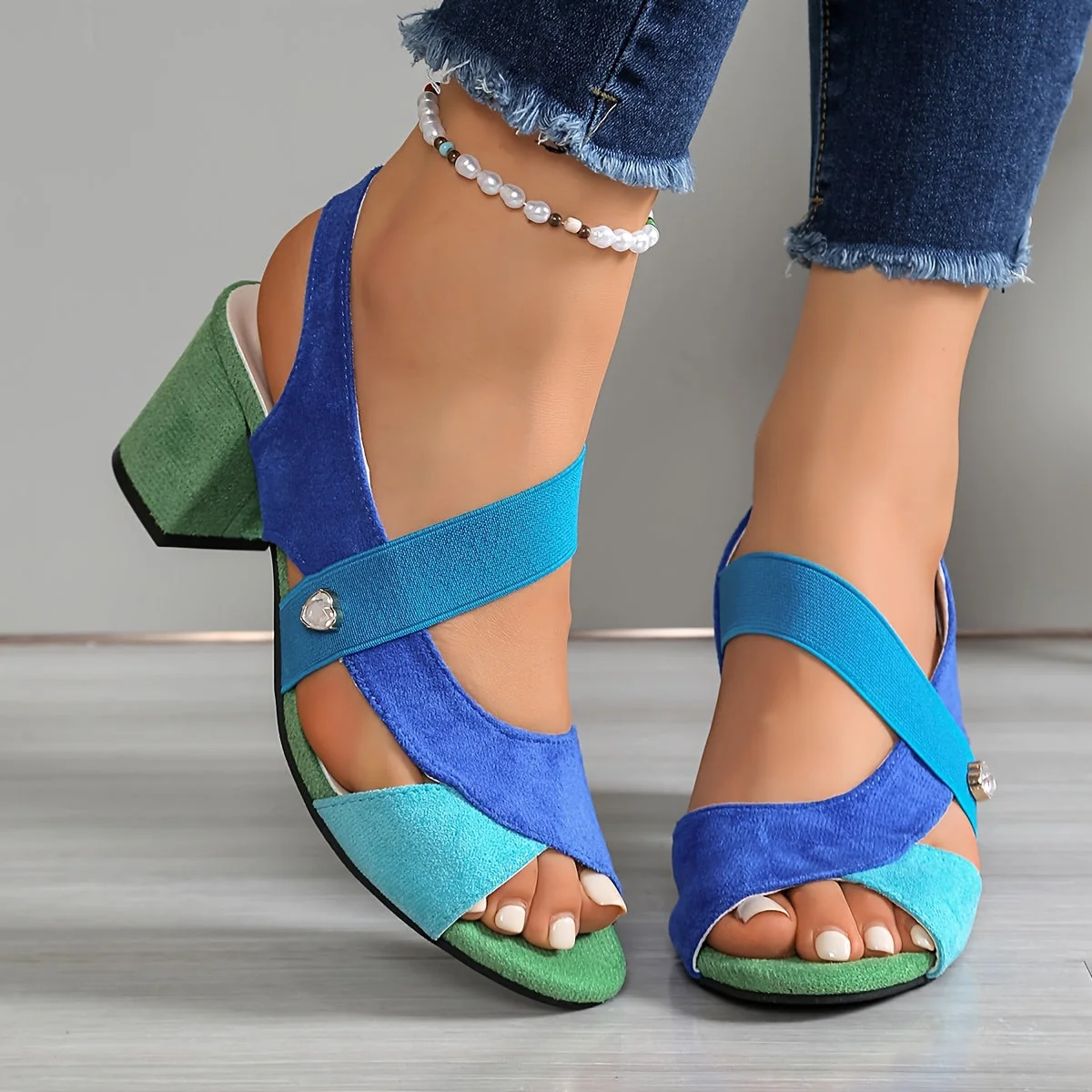 Orthopedic Comfort Block Heels Feminine - greatdealsin