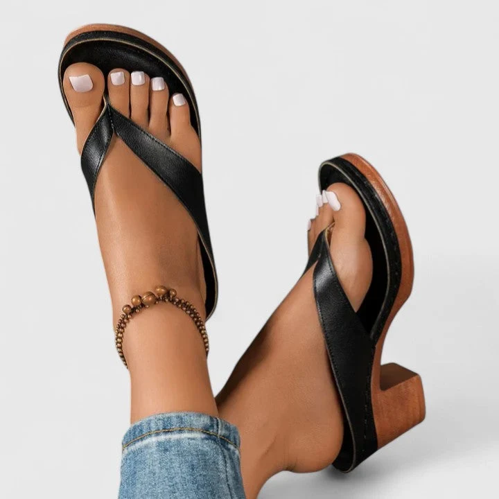 Chic Orthopaedic Heels - greatdealsin